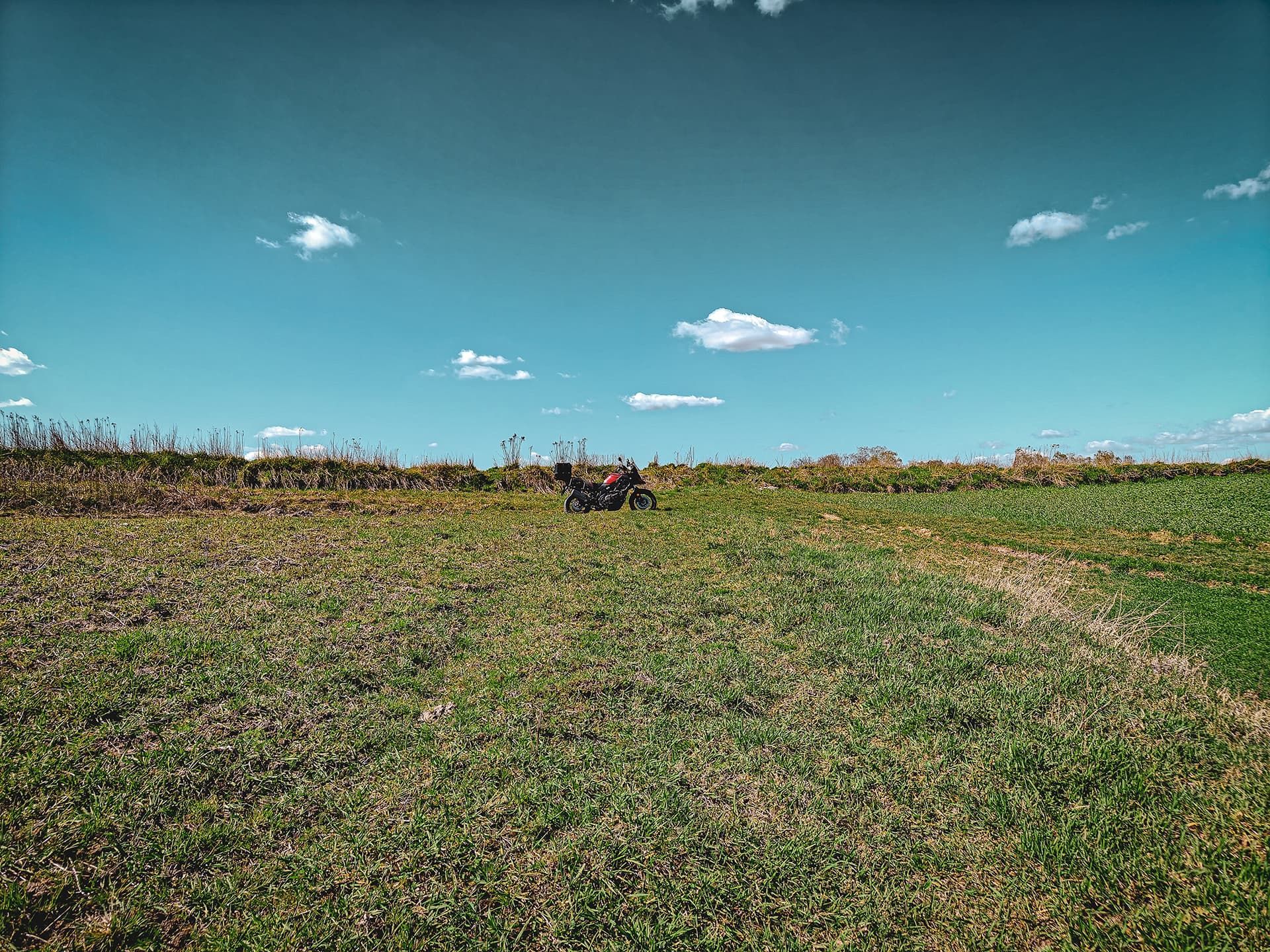 We made it up—now we have to go down.